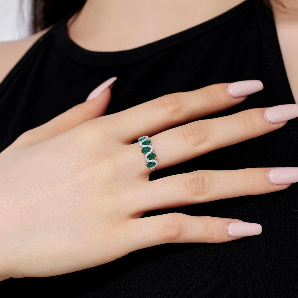 Marivelle Oceane Sapphire Band