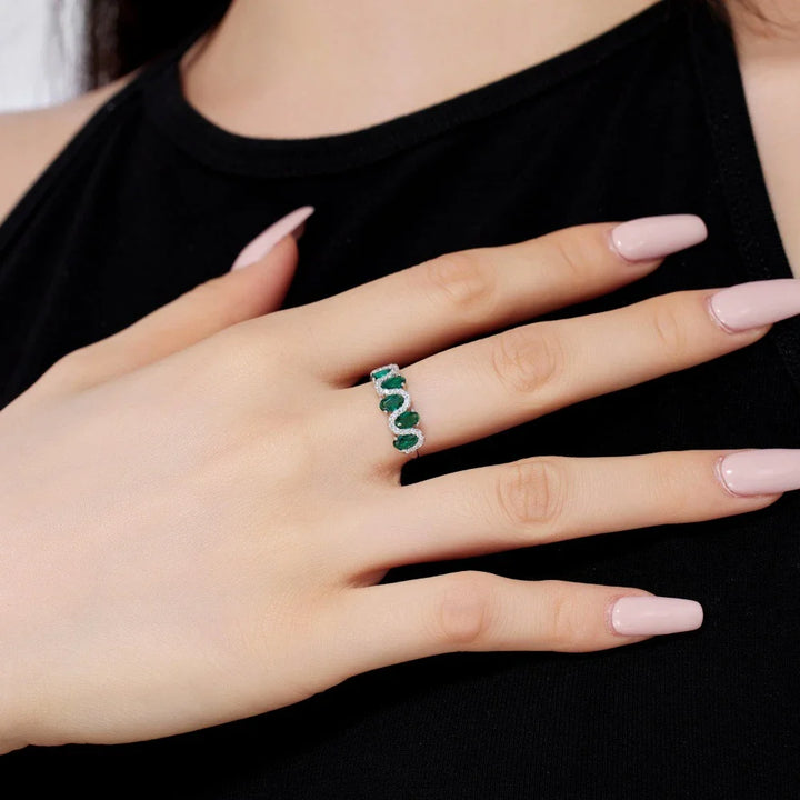 Marivelle Oceane Sapphire Band