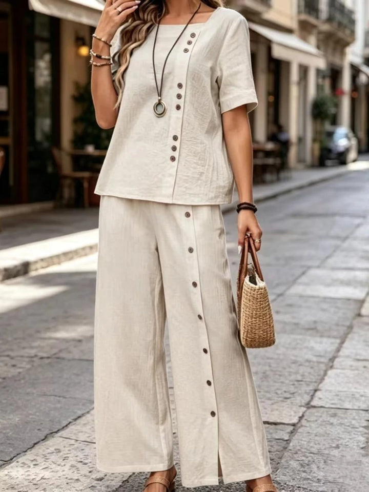 Amélie™ | Elegant Linen Blend Set
