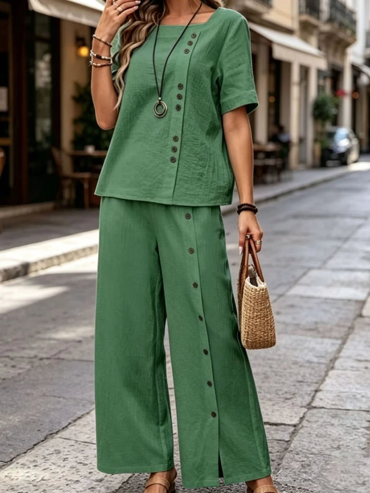 Amélie™ | Elegant Linen Blend Set