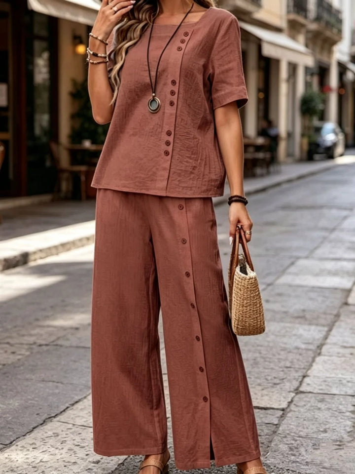 Amélie™ | Elegant Linen Blend Set