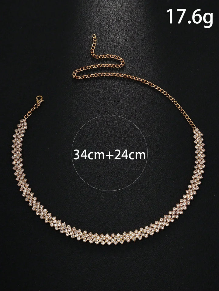 Elegant Rhinestone Necklace