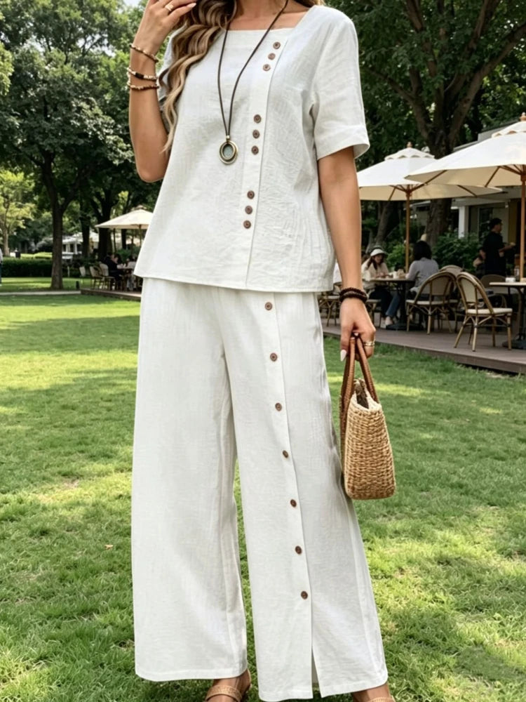 Amélie™ | Elegant Linen Blend Set