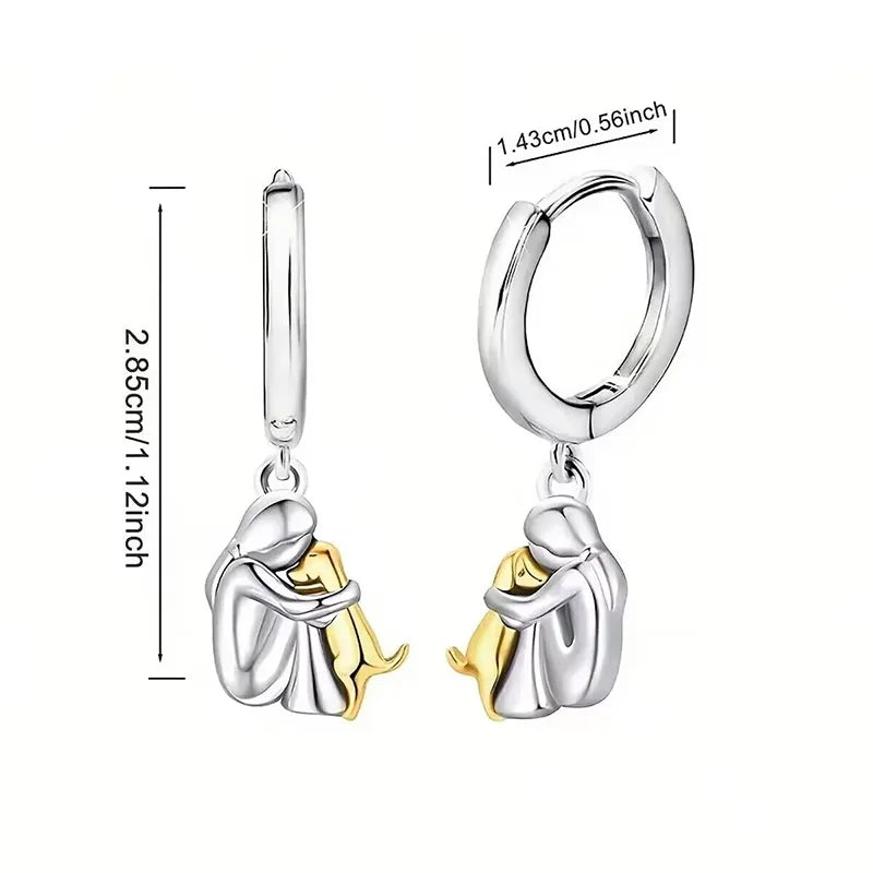 Lydia – Adjustable Dog Embrace Earrings