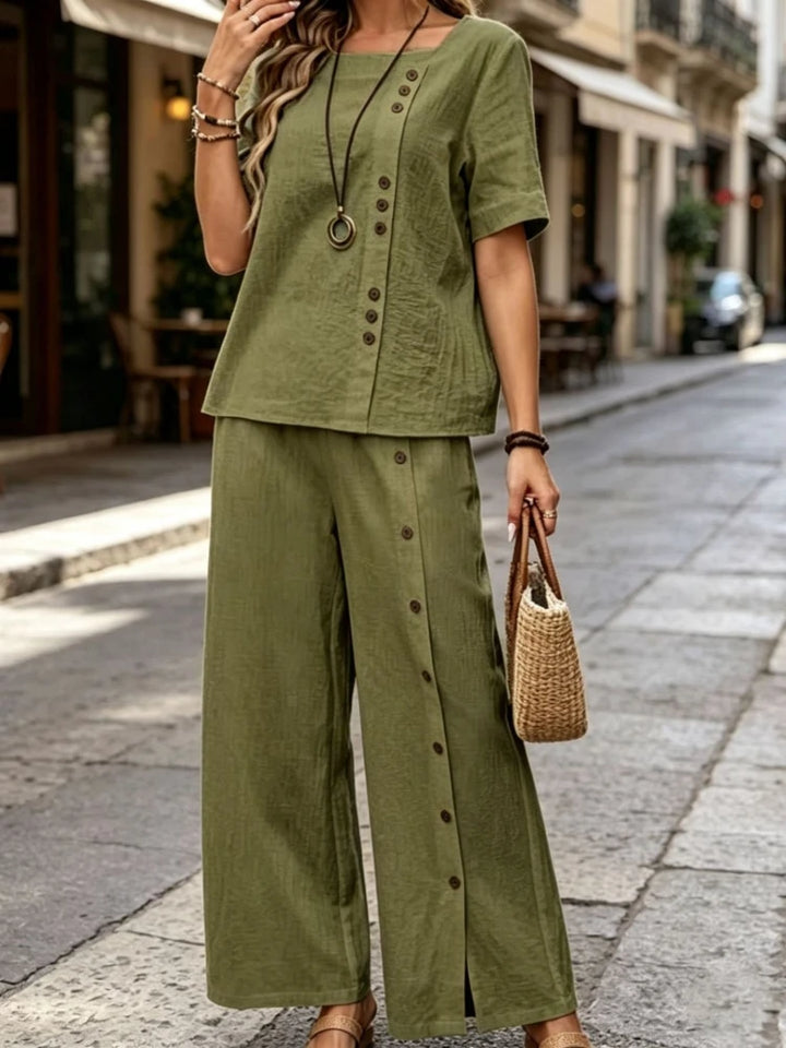 Amélie™ | Elegant Linen Blend Set