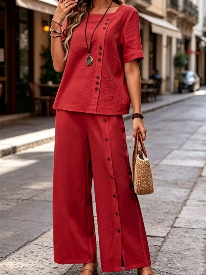 Amélie™ | Elegant Linen Blend Set
