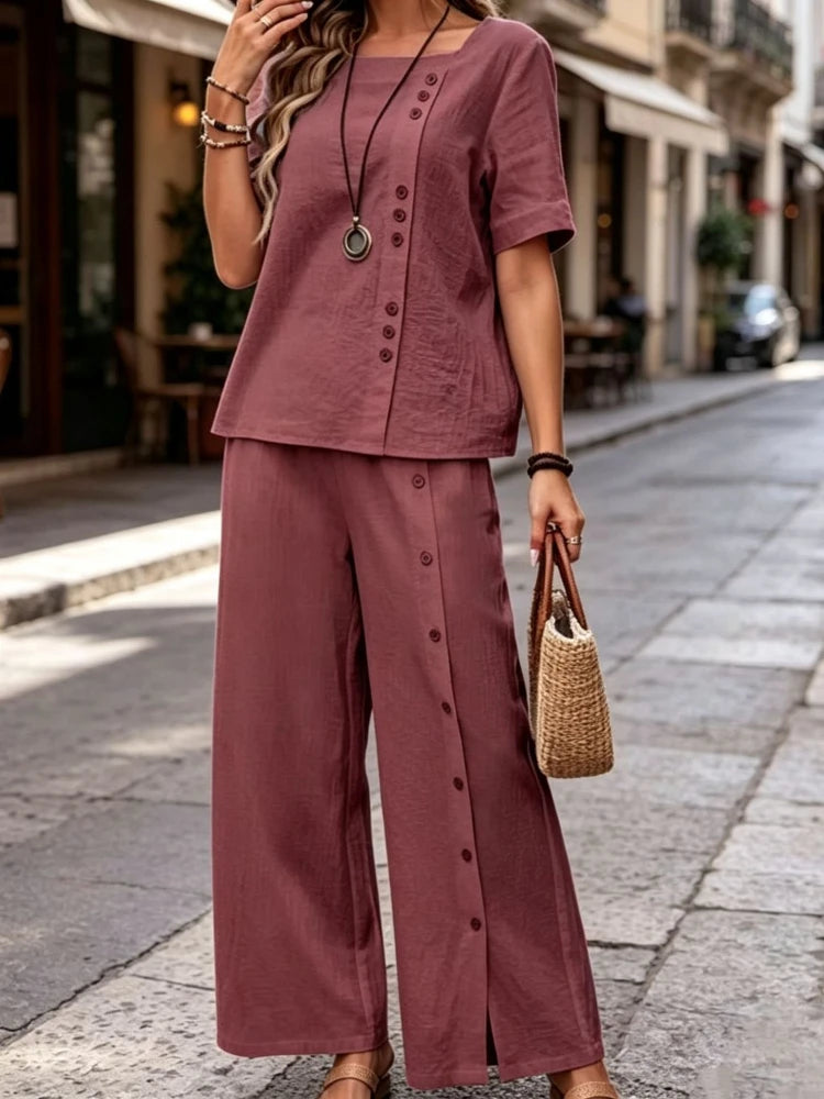 Amélie™ | Elegant Linen Blend Set