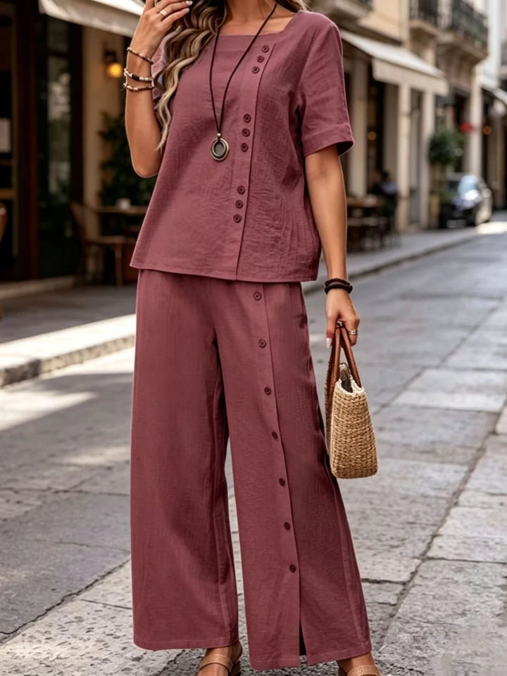 Amélie™ | Elegant Linen Blend Set