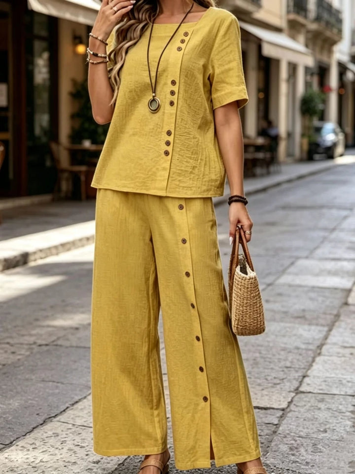 Amélie™ | Elegant Linen Blend Set