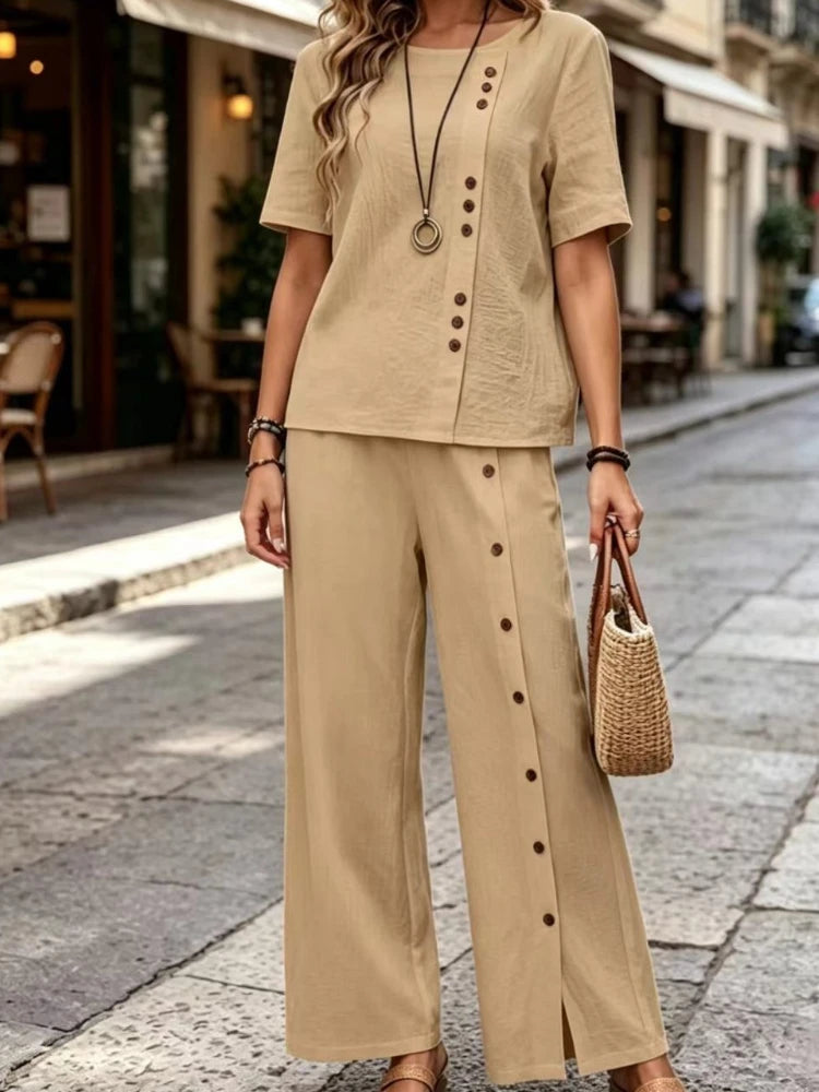 Amélie™ | Elegant Linen Blend Set