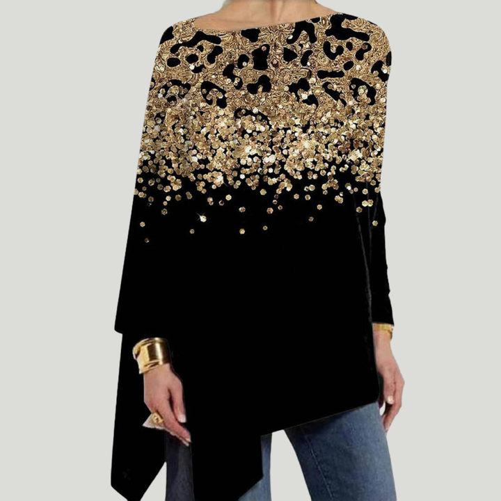 Dulcie Luxe™ | Golden Elegance Top