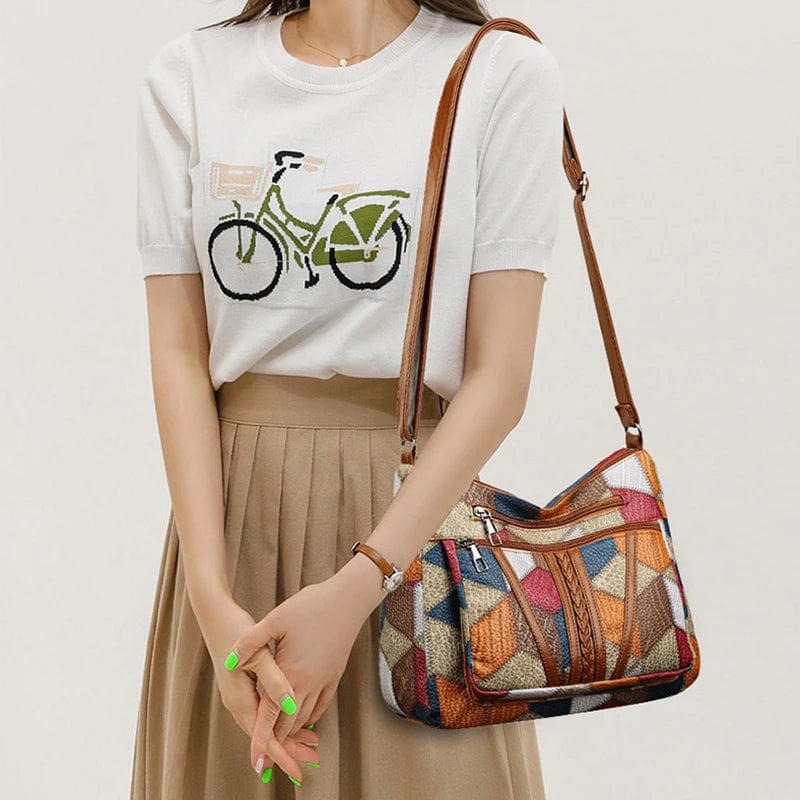 Maribel™ | Mosaic Patchwork Handbag