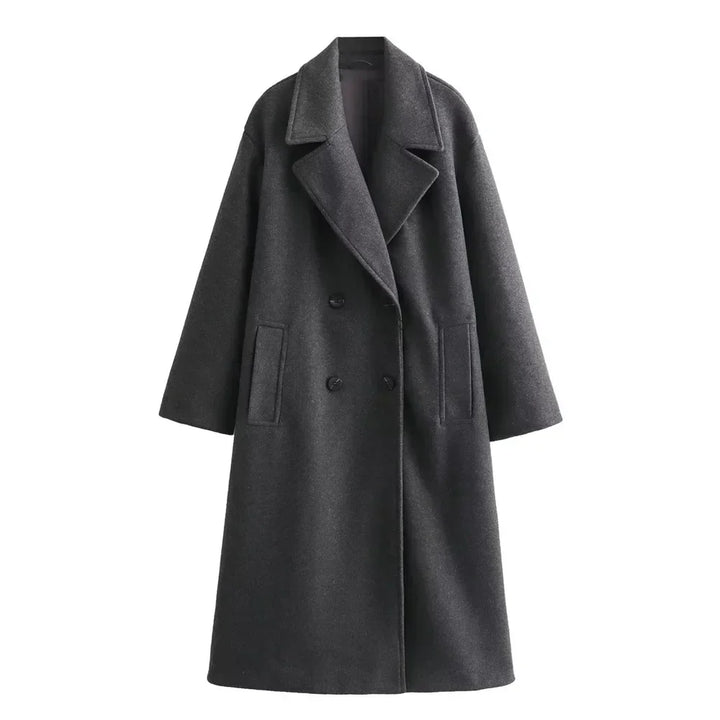 The Eleanor™ | Elegant Wool-Blend Winter Coat