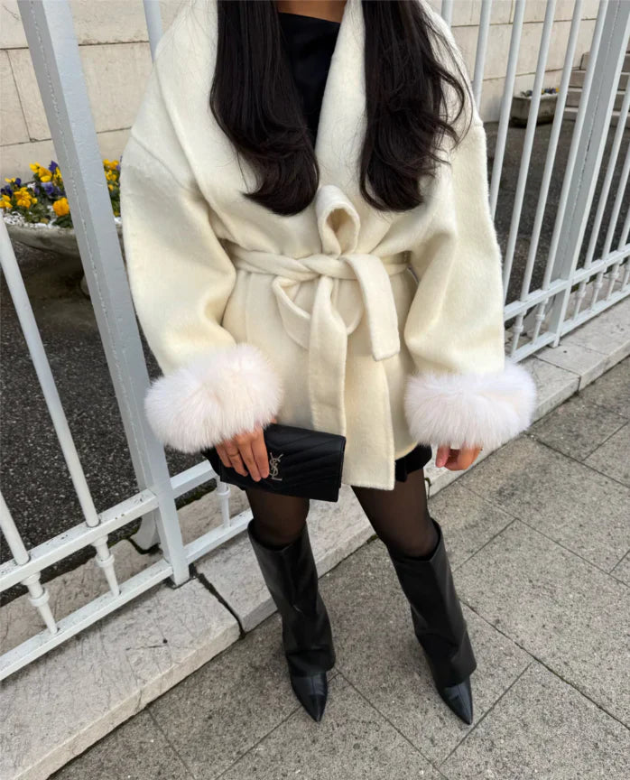 Belgravia™ | Refined Winter Belted Coat