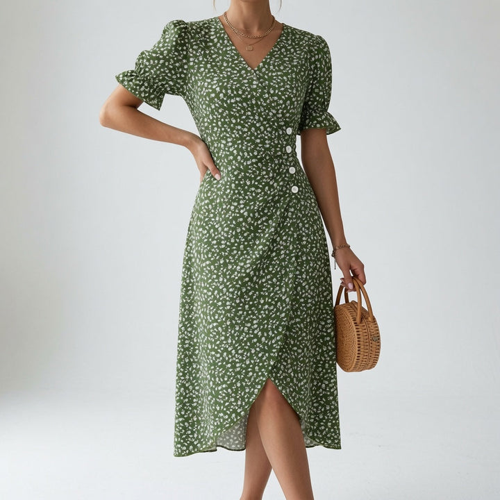Lillian Ashcroft™ | Graceful Floral Midi Dress
