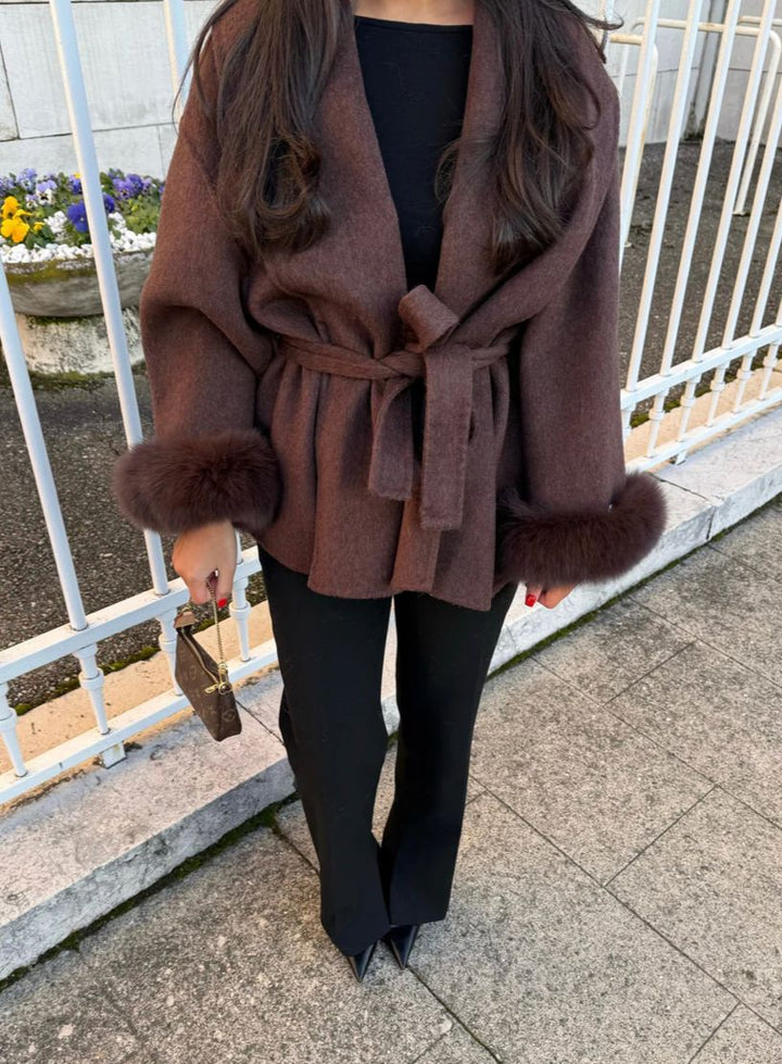 Belgravia™ | Refined Winter Belted Coat
