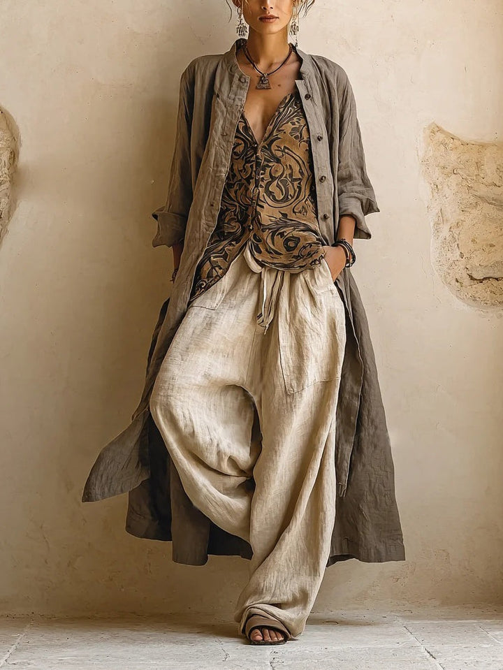 Susan Whitmore™ | Elegant Linen Three-Piece Set