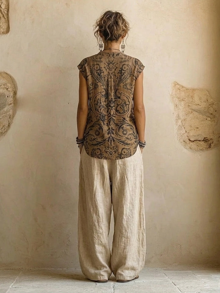 Susan Whitmore™ | Elegant Linen Three-Piece Set