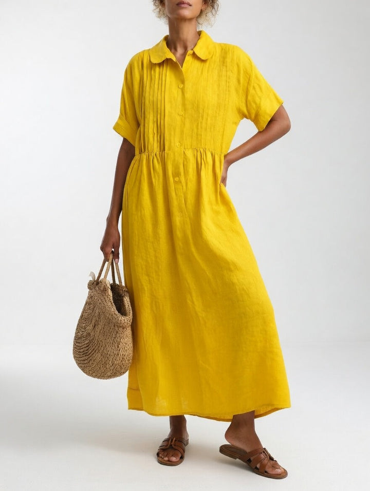 Lucienne Vale™ | Natural Cotton Everyday Dress