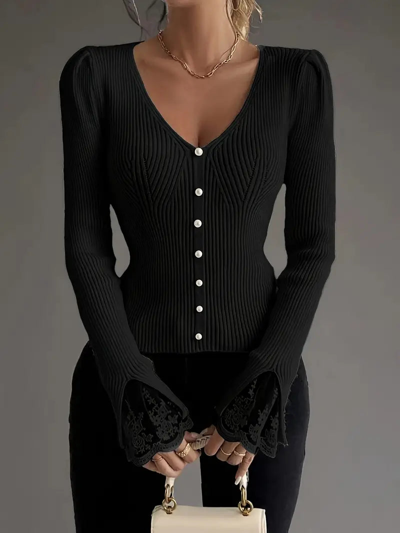 Charlotte Lace™ | Knit Top