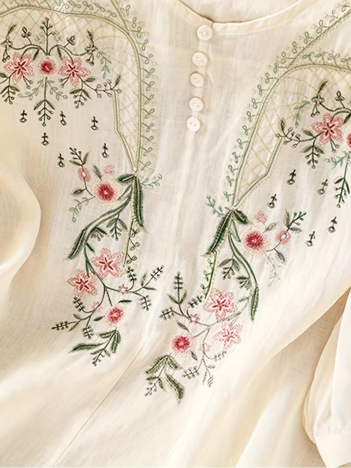 Dorothy Cotton™ | Soft Embroidered Top