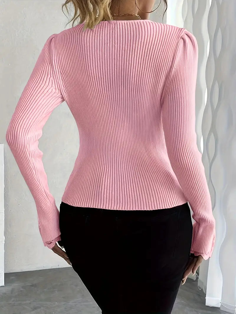 Charlotte Lace™ | Knit Top