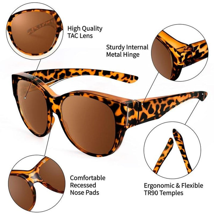 Margot Luxe™ | Over Glasses Sun Shield