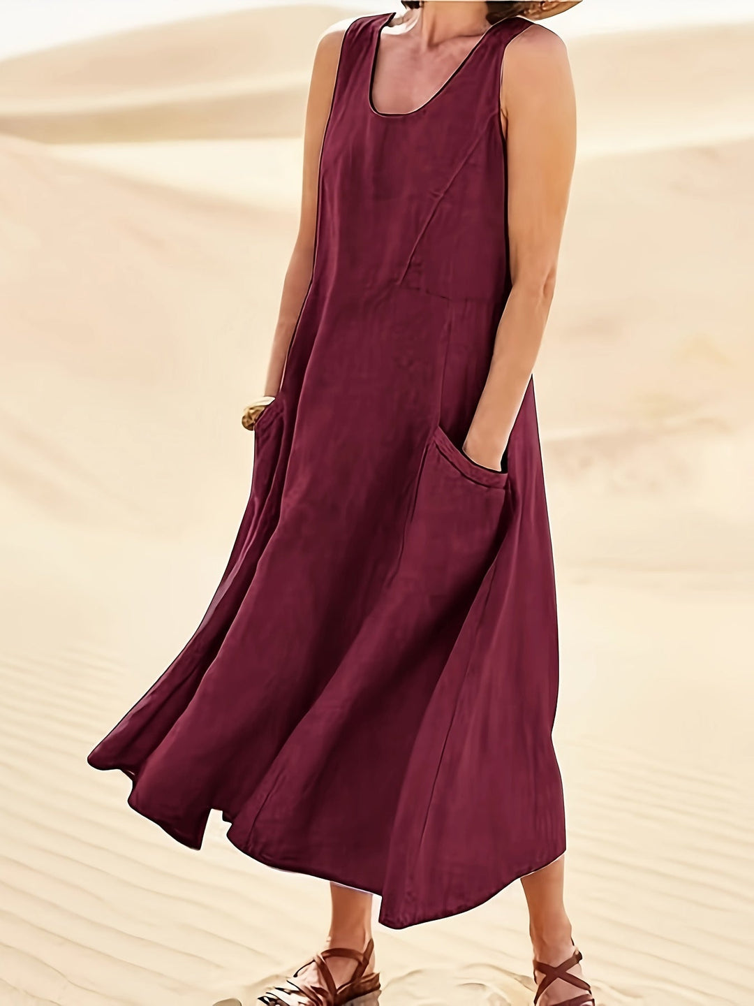 Lily Kensington™ | Relaxed Linen Blend Dress