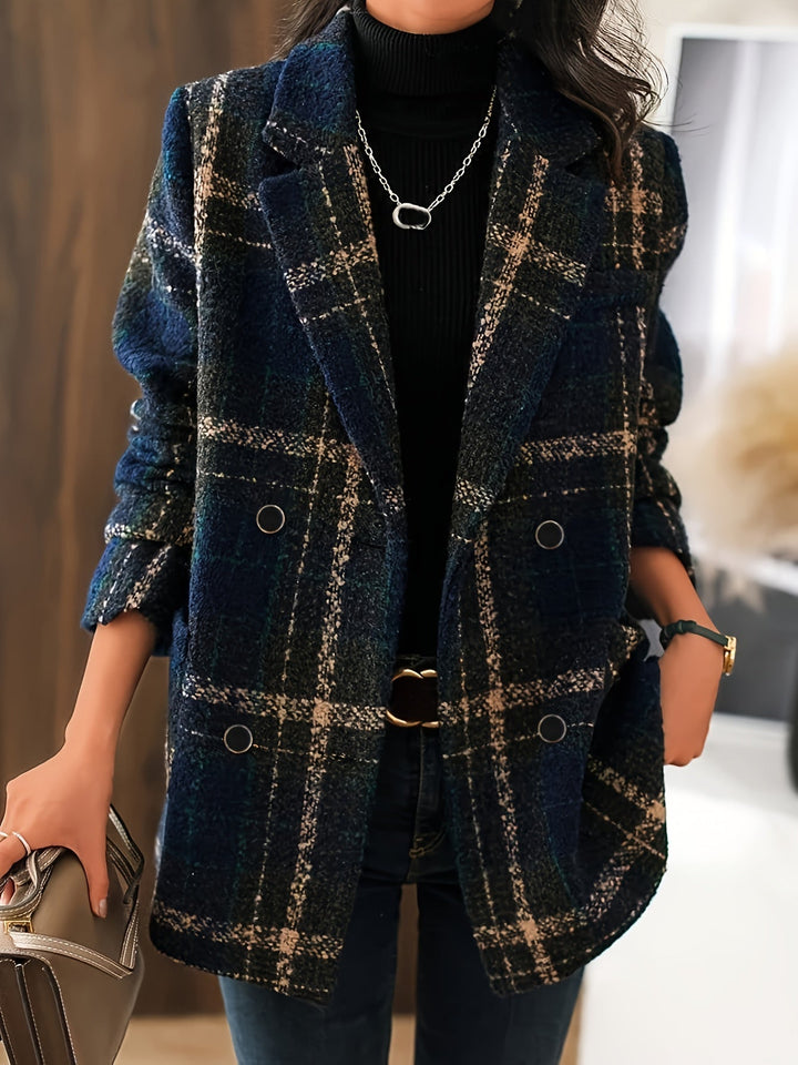Charlotte Luxe™ | Classic Checked Coat