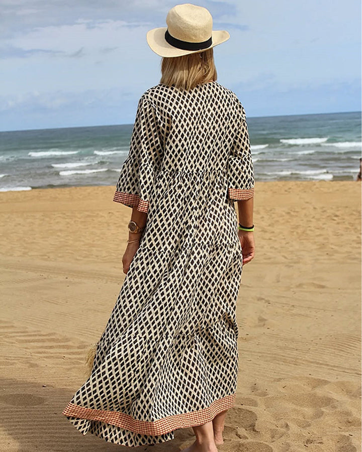 Arabella Whitmore™ | Cotton Coastal Breeze Maxi Dress