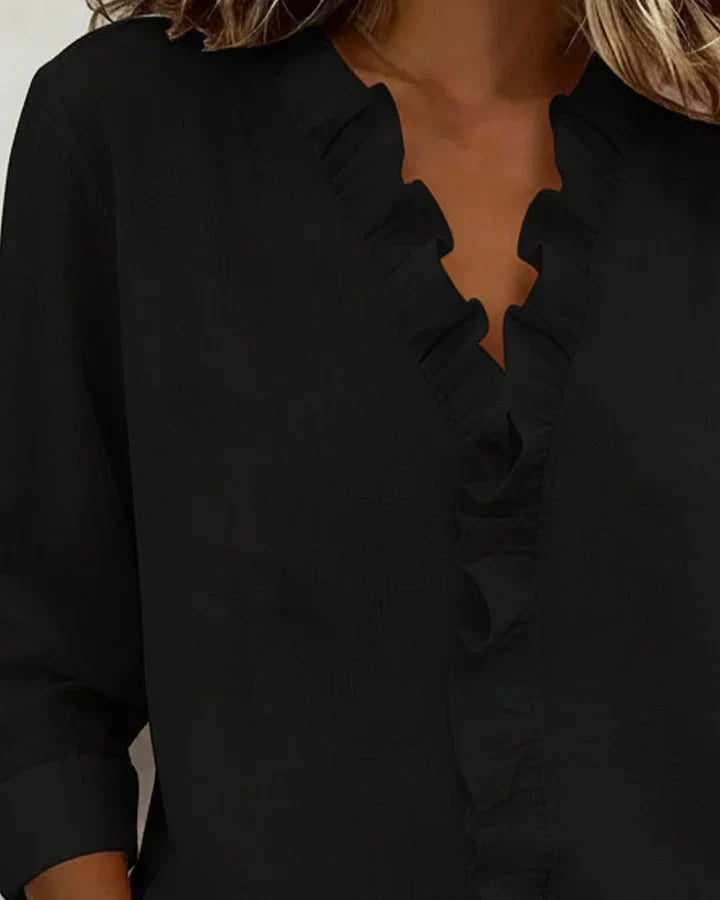 Helen Cartwright™ | Refined V-Neck Blouse