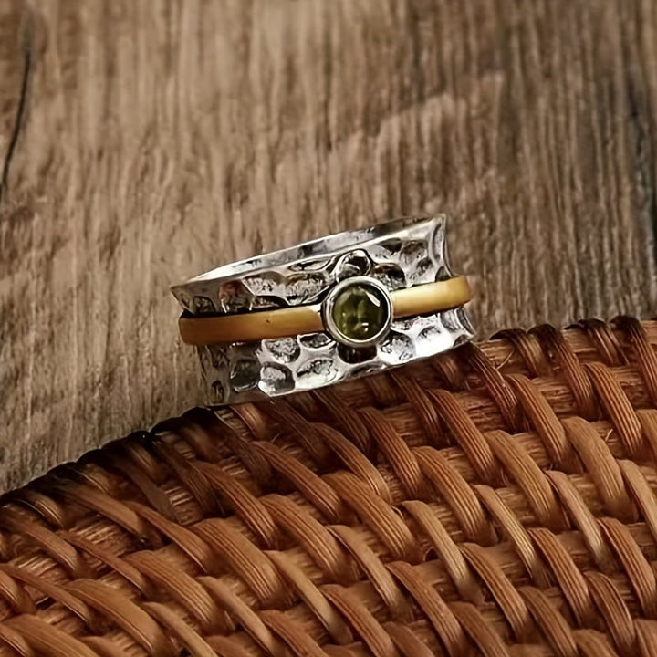Elegant Green Zirconia Ring
