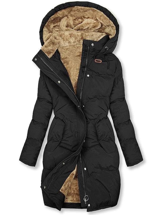 Aurora™ | Longline Faux Fur Hooded Puffer