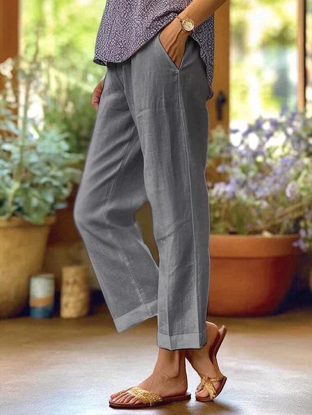 Arabella Sinclair™ | Lightweight Linen Trousers