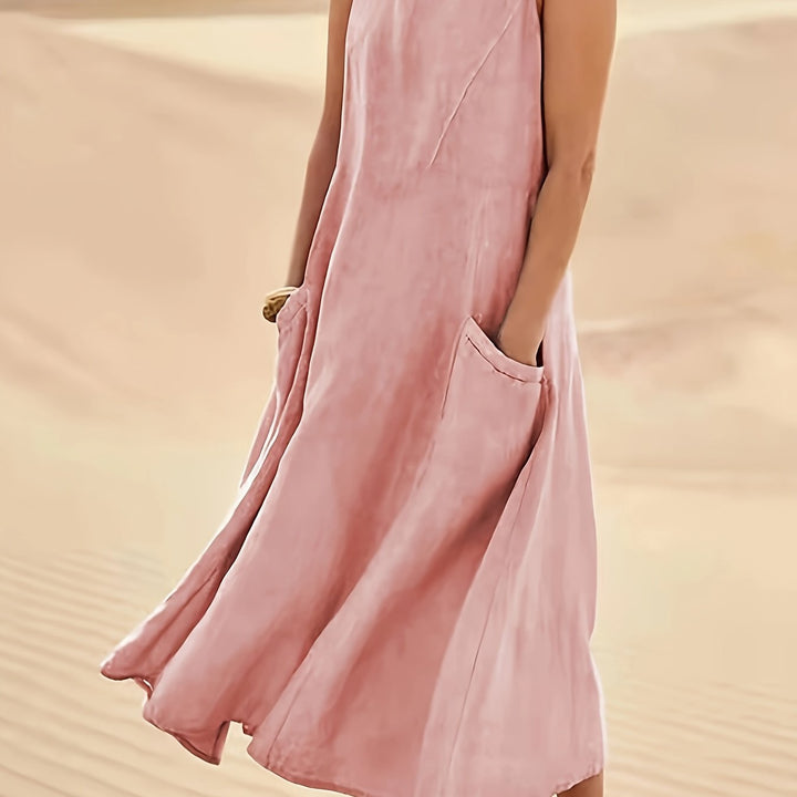Lily Kensington™ | Relaxed Linen Blend Dress