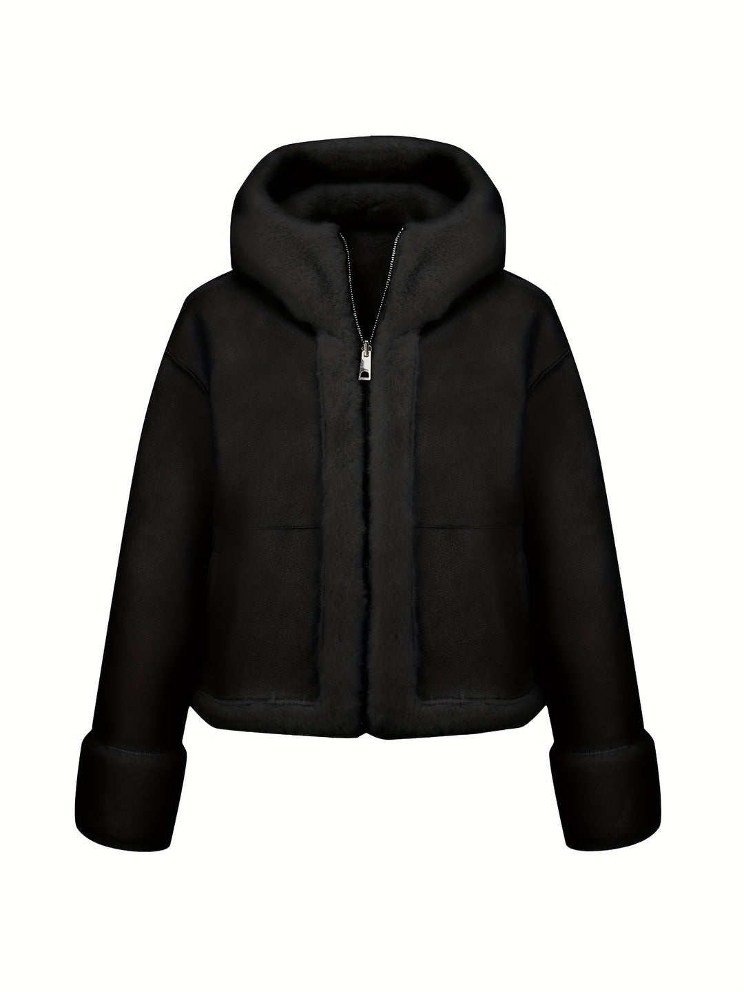 Serenelle™ | Reversible Fur Hooded Coat