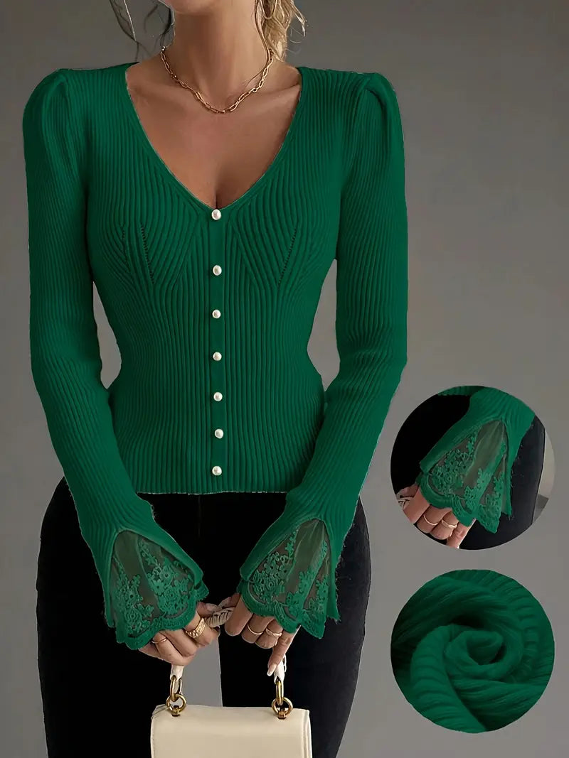 Charlotte Lace™ | Knit Top