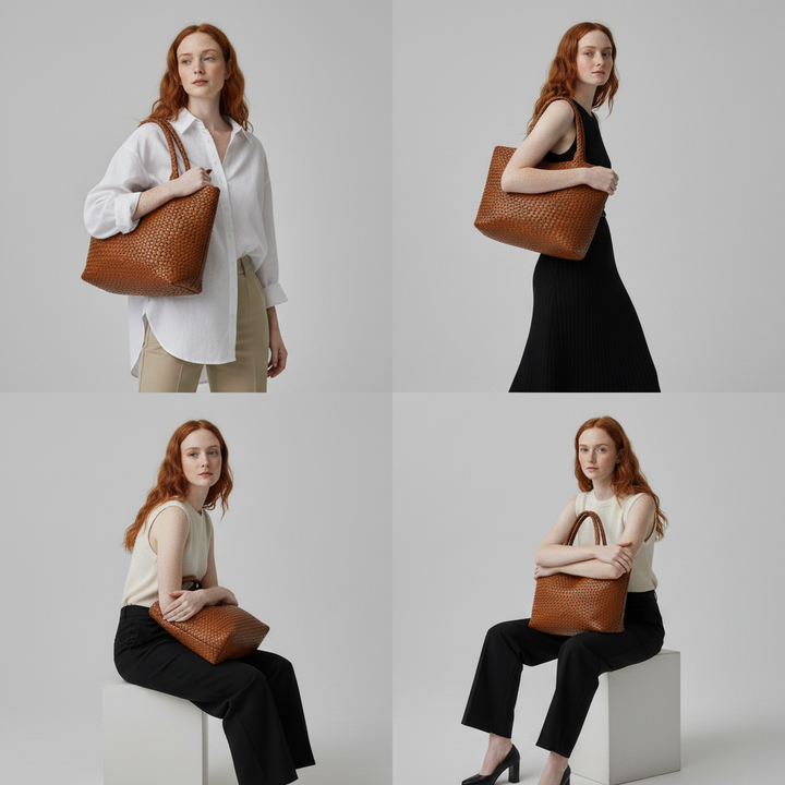Charlotte Vale™ | Structured Leather Tote