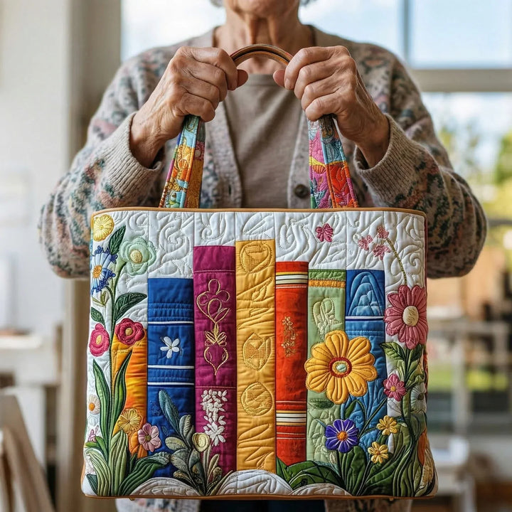 Artisan Tote - Floral Library