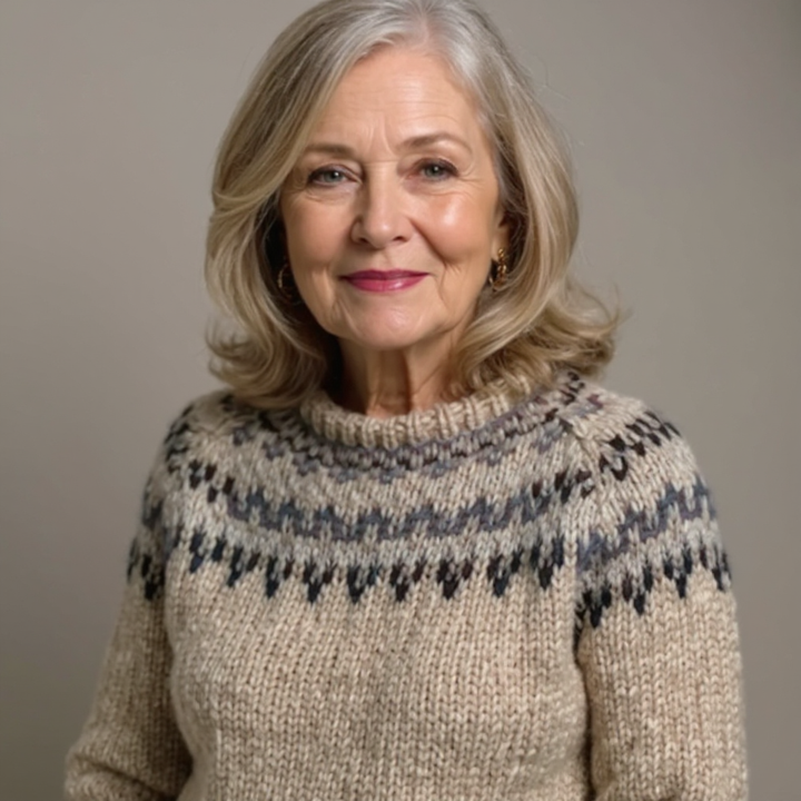 Ashley | Vintage Icelandic Jumper