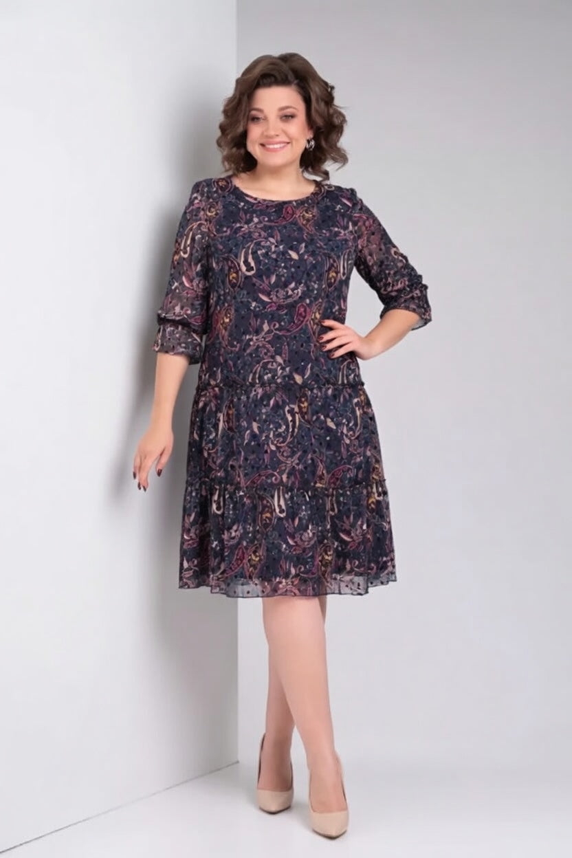 Eleanor Whitmore™ | Timeless Floral Dress