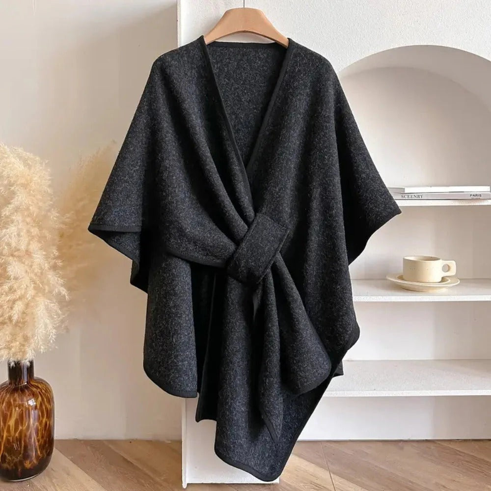 Aurelia Luxe™ | Wrap Poncho Shawl