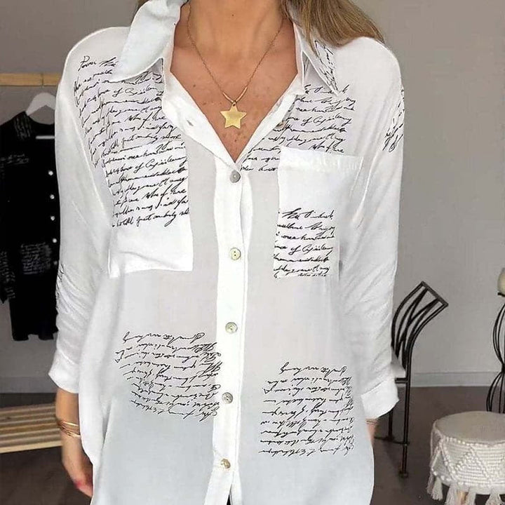 Elara™ | Signature Script Blouse