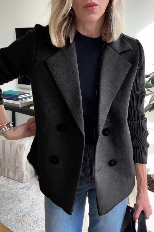 Belgravia Chic™ | Dual-Texture Coat
