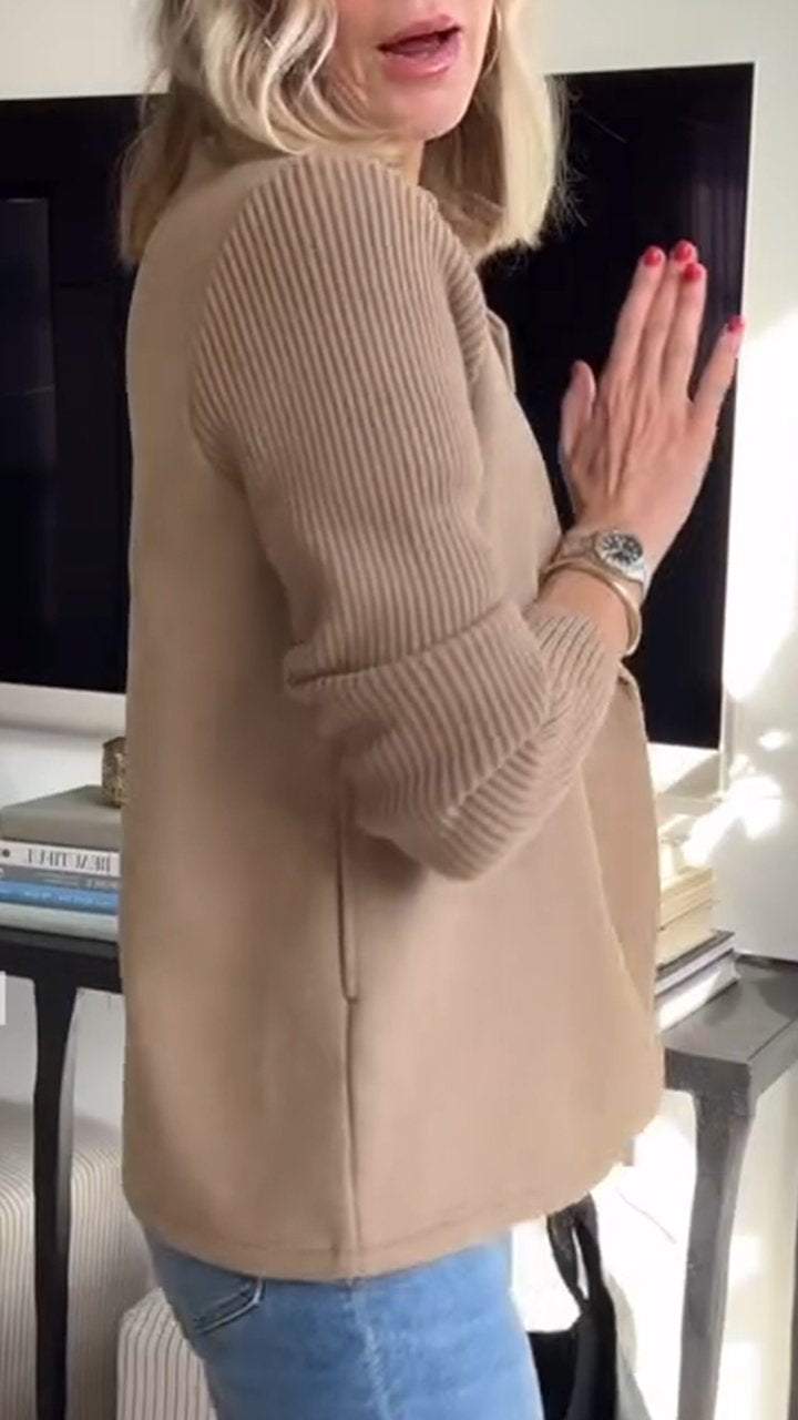 Belgravia Chic™ | Dual-Texture Coat