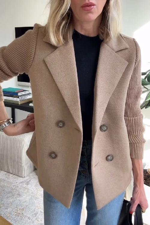 Belgravia Chic™ | Dual-Texture Coat