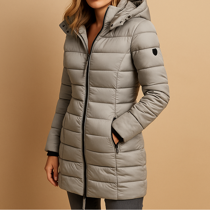 Amara Luxe™ | Quilted Longline Coat