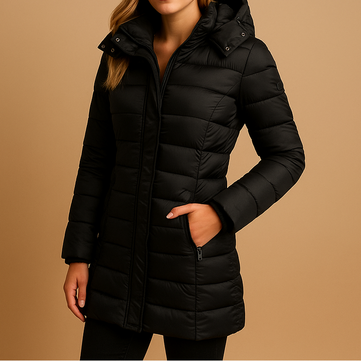 Amara Luxe™ | Quilted Longline Coat