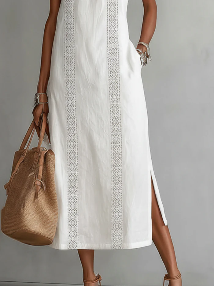 Amelia Whitmore™ | Natural Linen Dress