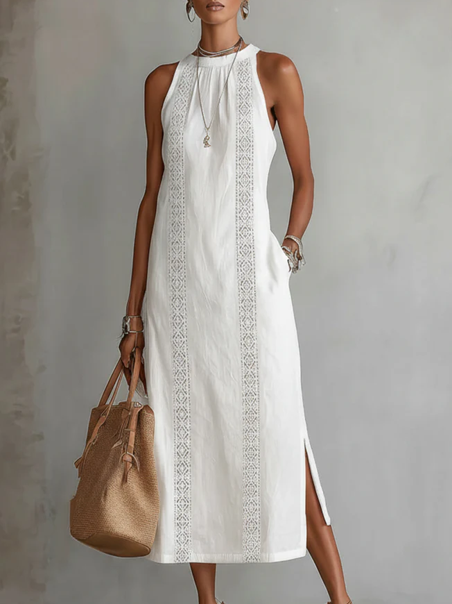 Amelia Whitmore™ | Natural Linen Dress